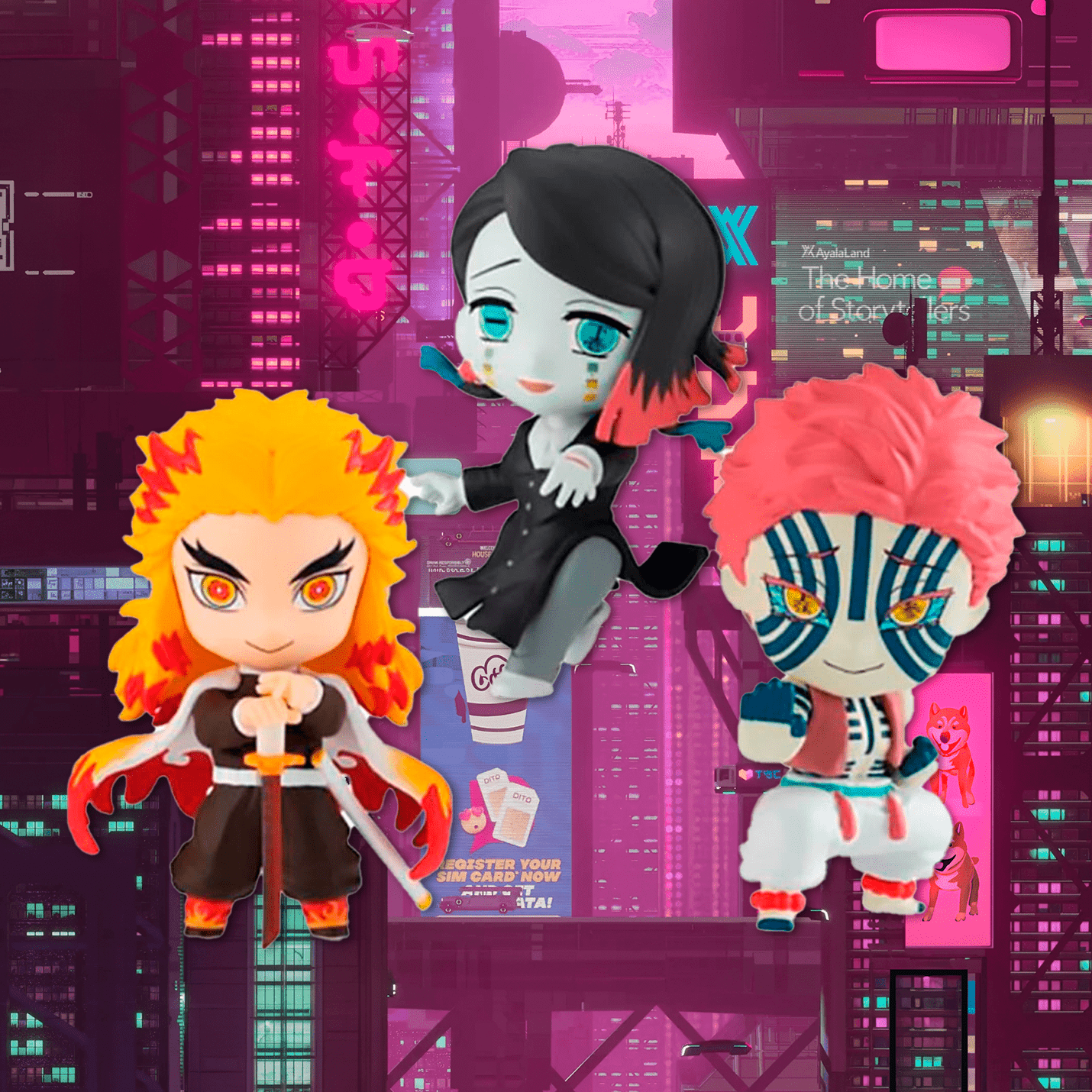 Chibi Masters - Demon Slayer - Pixeltopia