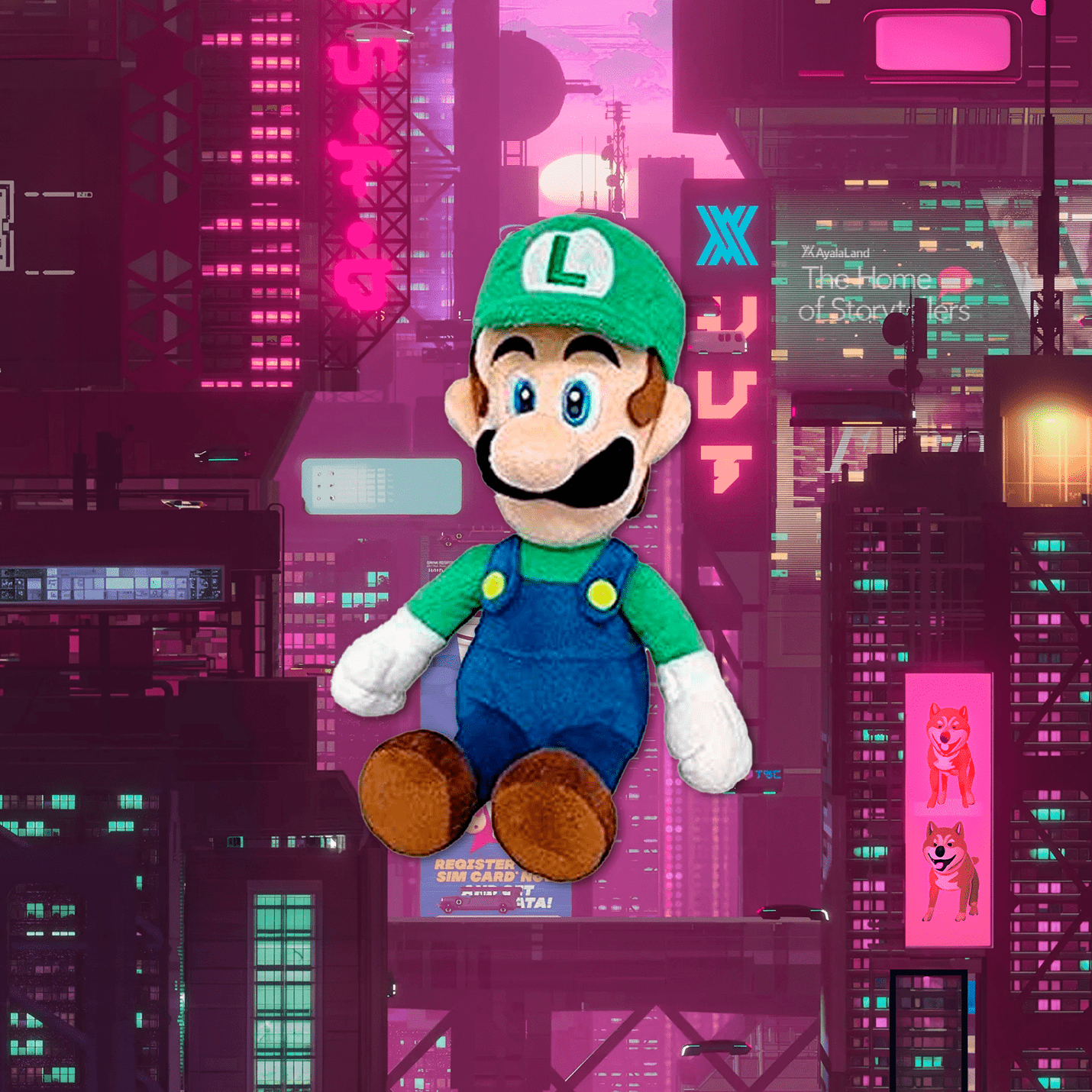 Peluche Luigi Little Buddy PLUSH 10 (20cm) - Pixeltopia