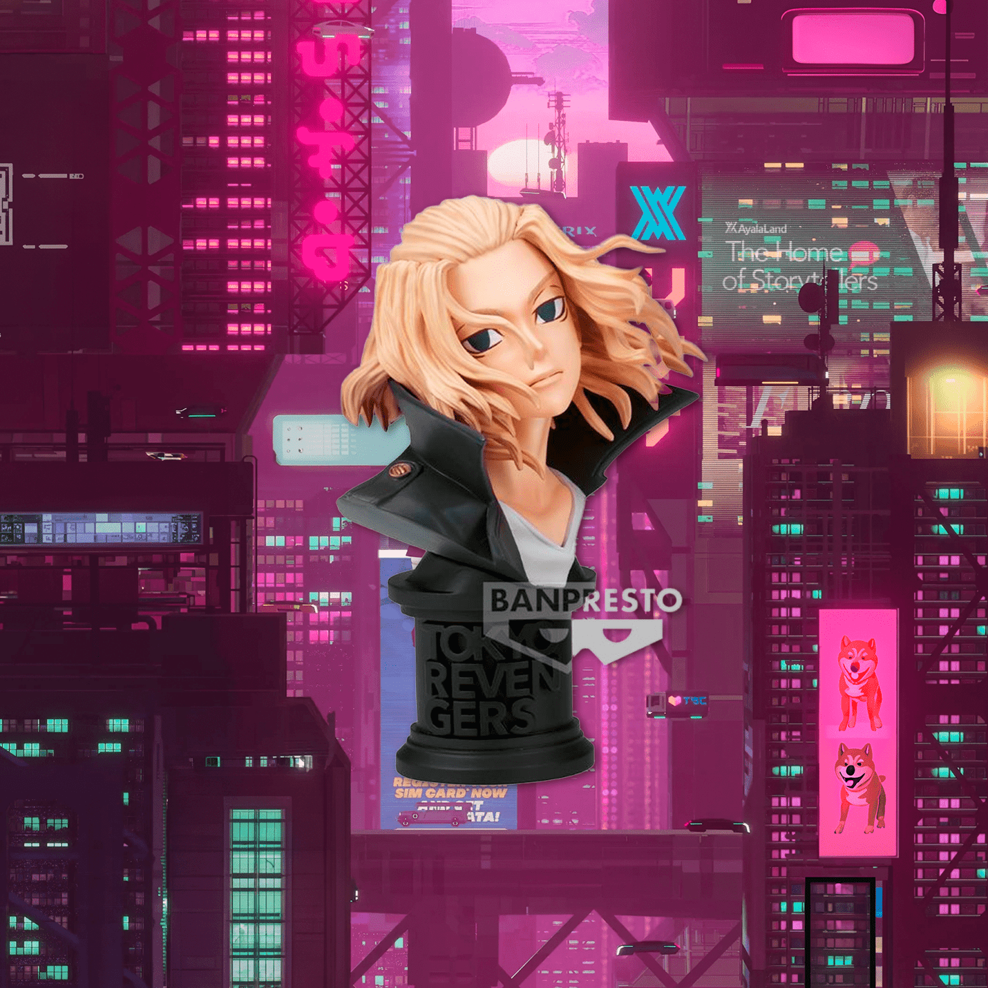 Tokyo Revengers Manjiro Sano Faceculptures Banpresto - Pixeltopia